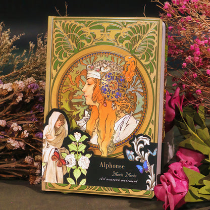 Alphonse Mucha Paintings Hardcover Journal