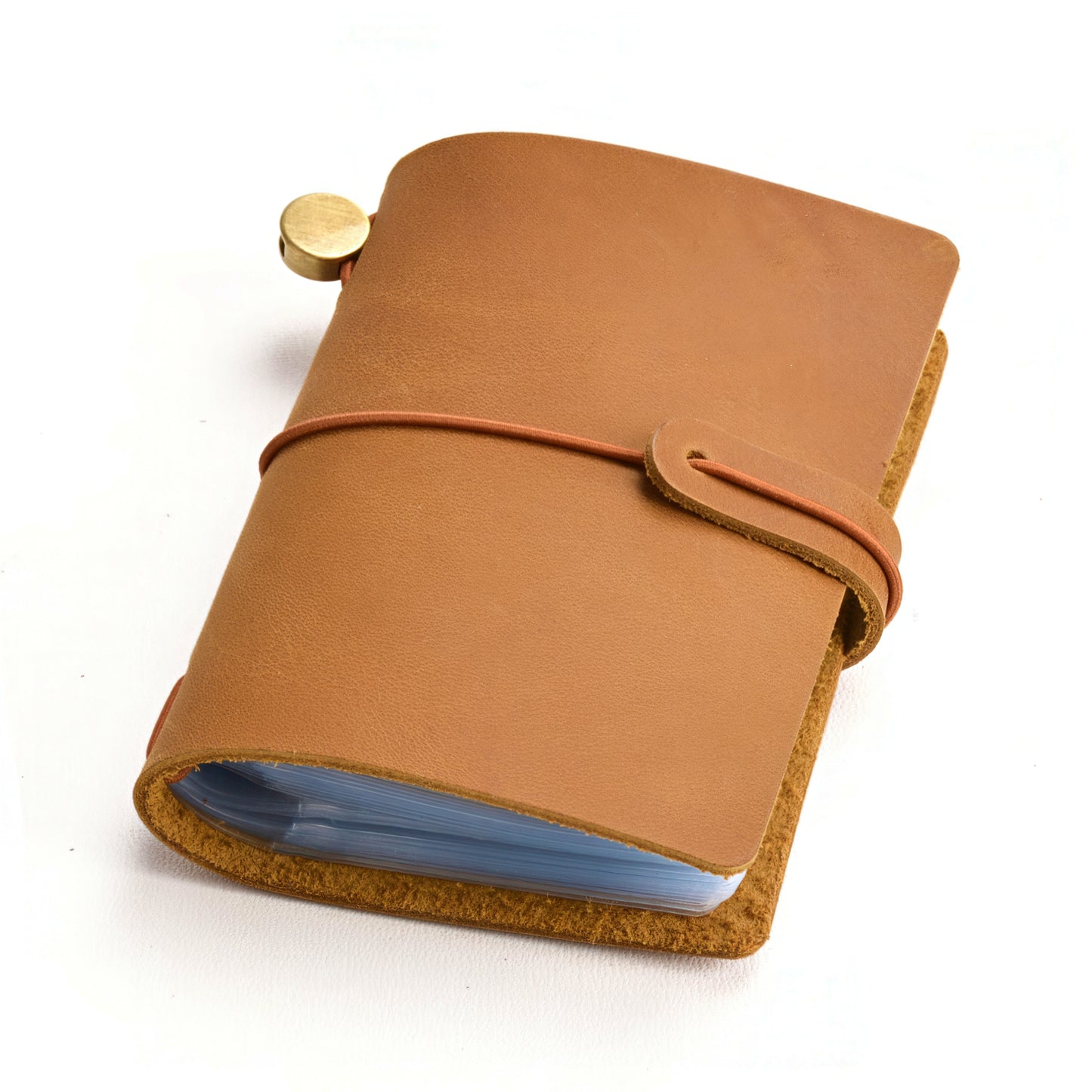 Dyed Leather Business Card Organizer