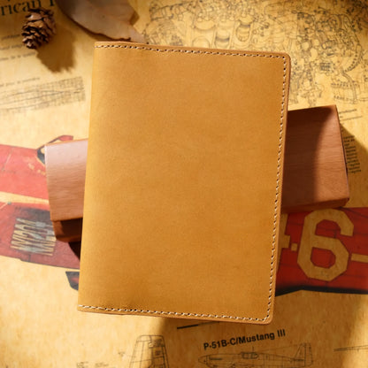 Dyed Cowhide Multifunctional Passport Holder