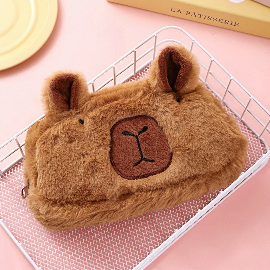 Cute Animal Plush Pencil Case