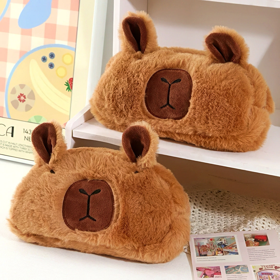 Cute Animal Plush Pencil Case