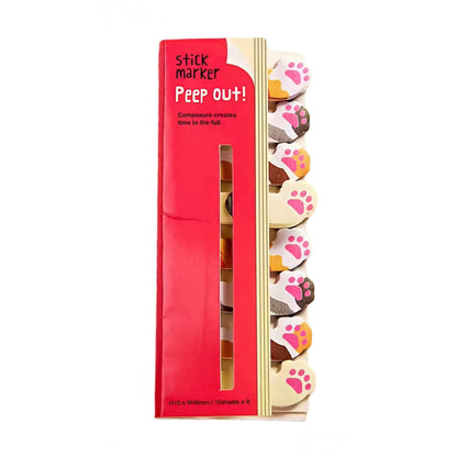 Cute Animals Peeping Out Sticky Index Tabs