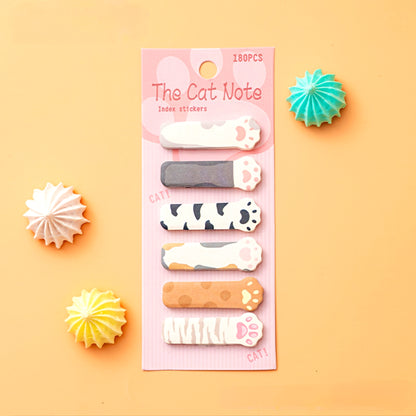 Cute Lying Cats Sticky Index Tabs