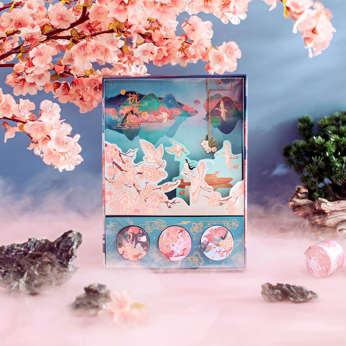 Chinese Theme Washi Tape Gift Box