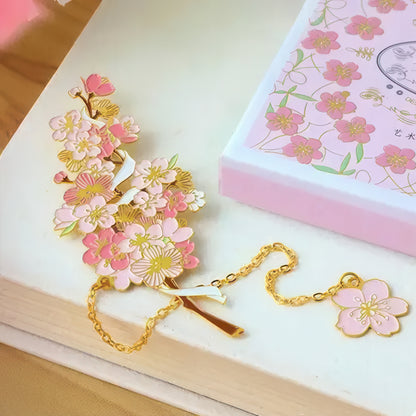 Talking with Flowers Metal Bookmark