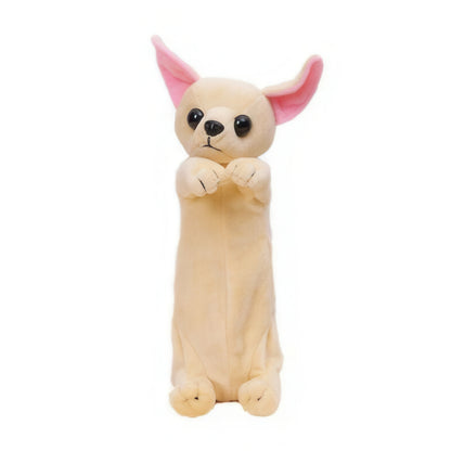 Cute Puppy Plush Pencil Case