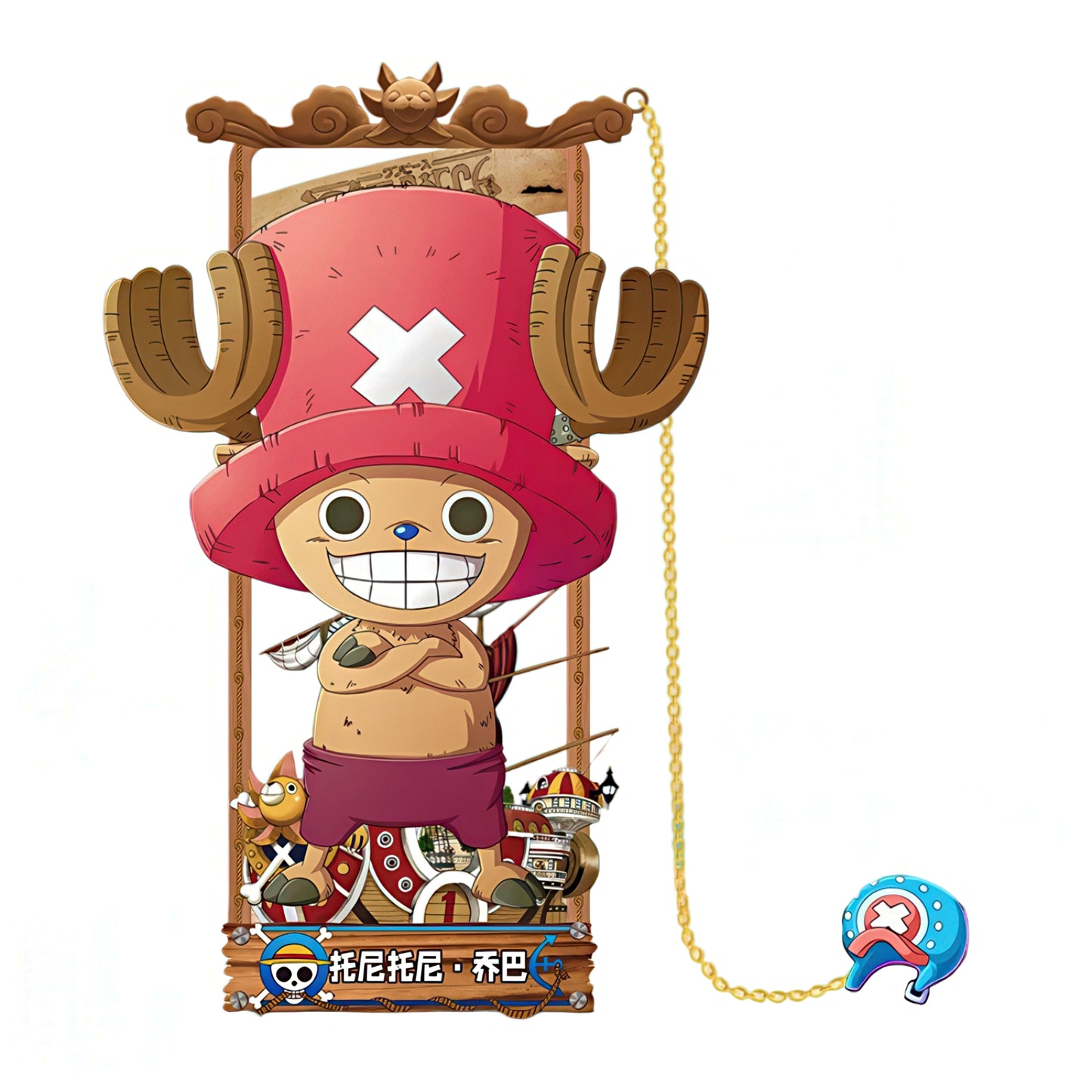 One Piece Manga Characters Metal Bookmark