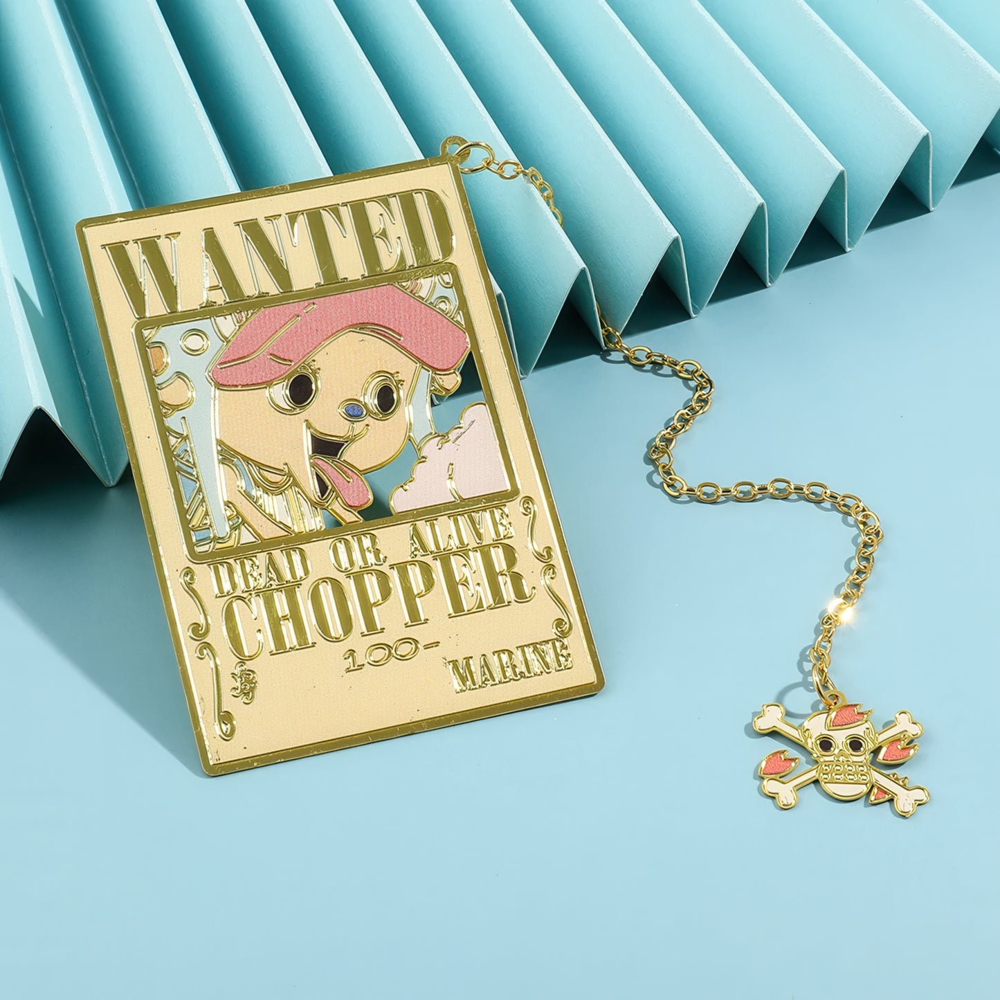 'One Piece' Manga Theme Metal Bookmark