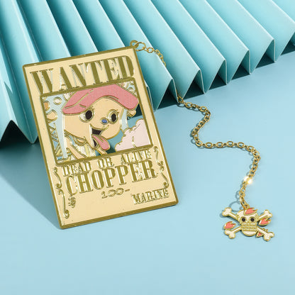 'One Piece' Manga Theme Metal Bookmark
