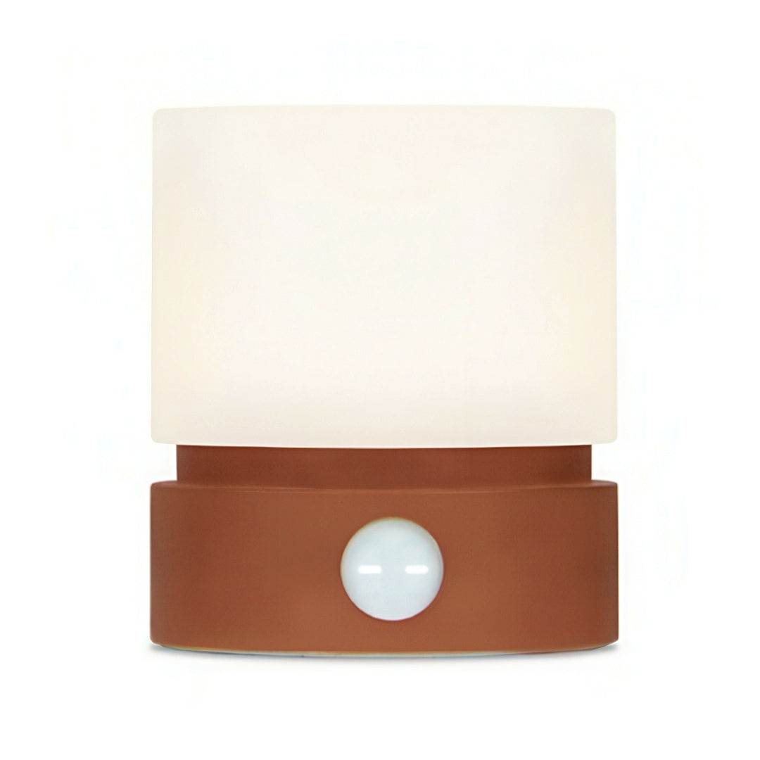 Cylindrical Portable Nightlight with Stepless Dimming