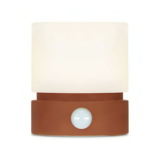 Cylindrical Portable Nightlight with Stepless Dimming