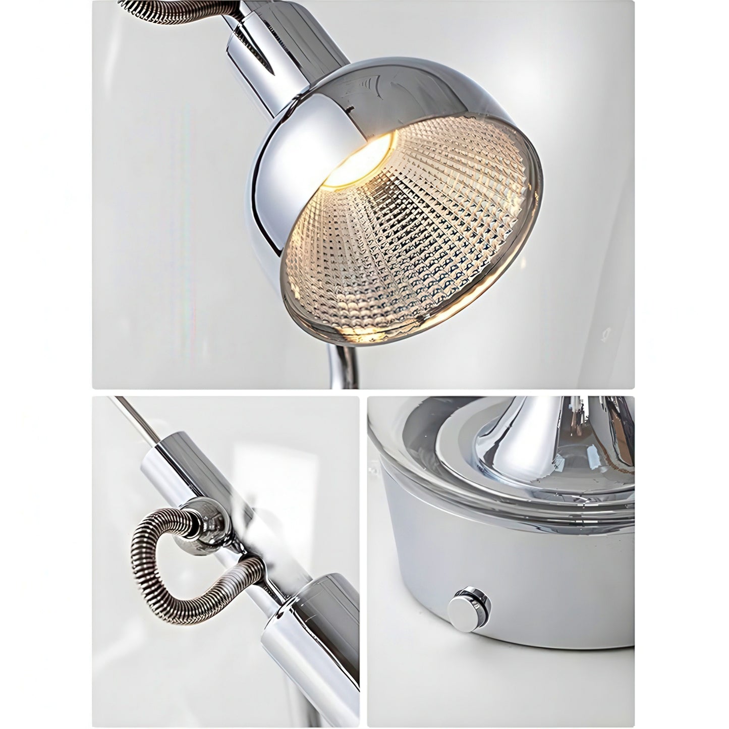 Italian Design Dimmable LED Blown Glass Desk Lamp