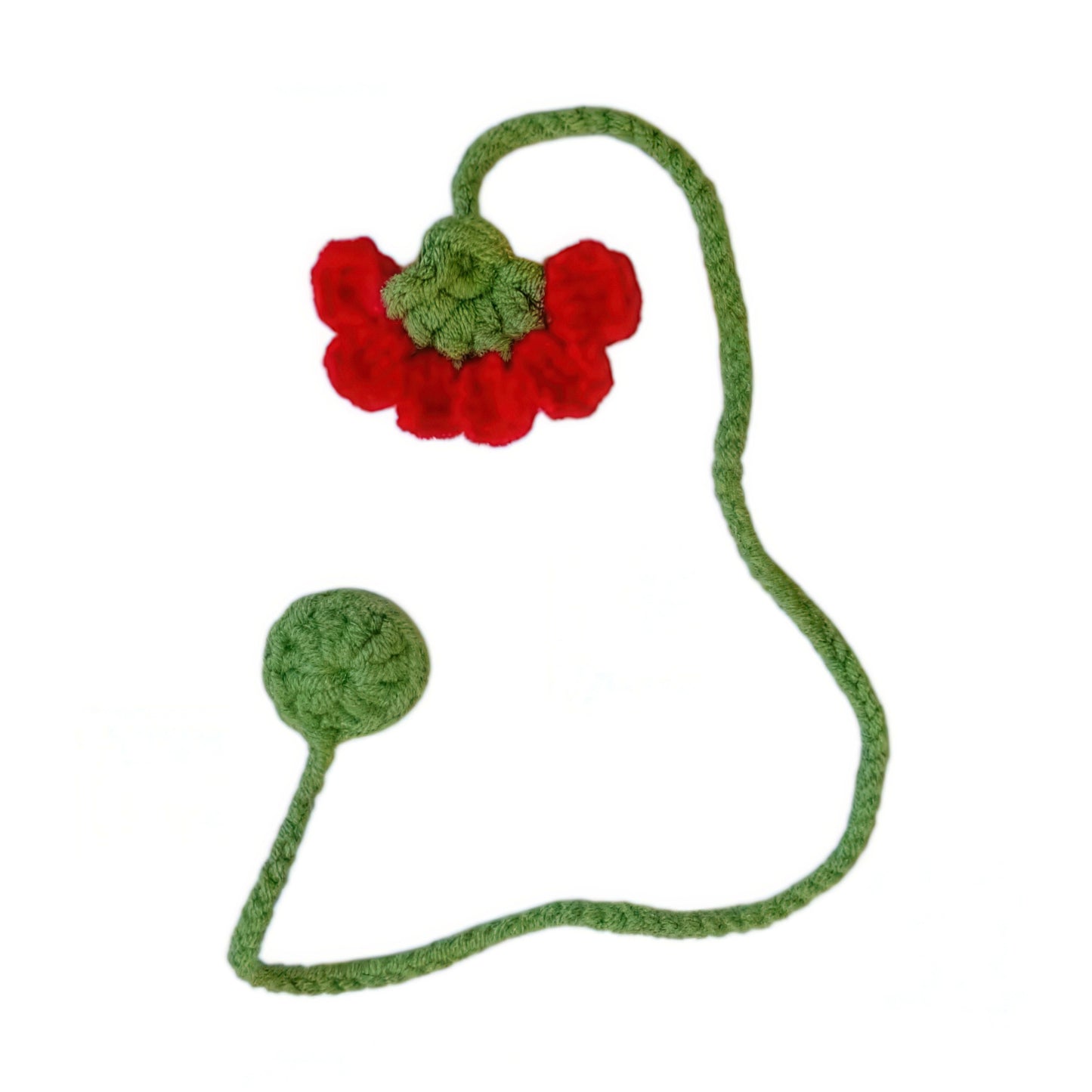 Handmade Crochet Flower Bookmark