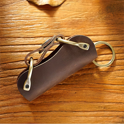 Dyed Cowhide Key Organizer