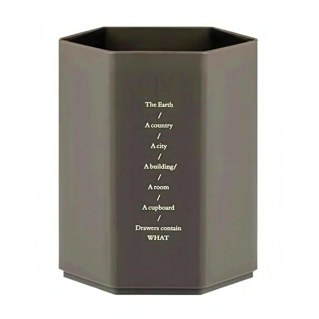 Hexagonal Plastic Pen Holder
