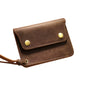 Dyed Cowhide Multifunctional Zipper Wallet