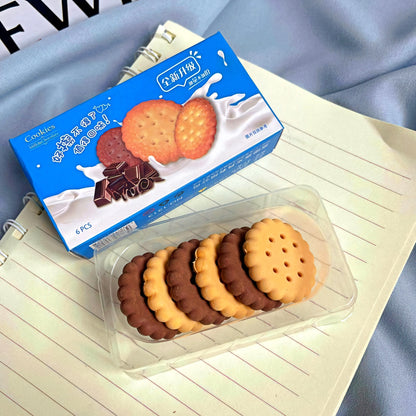 Chocolate and Cookie Shaped Erasers