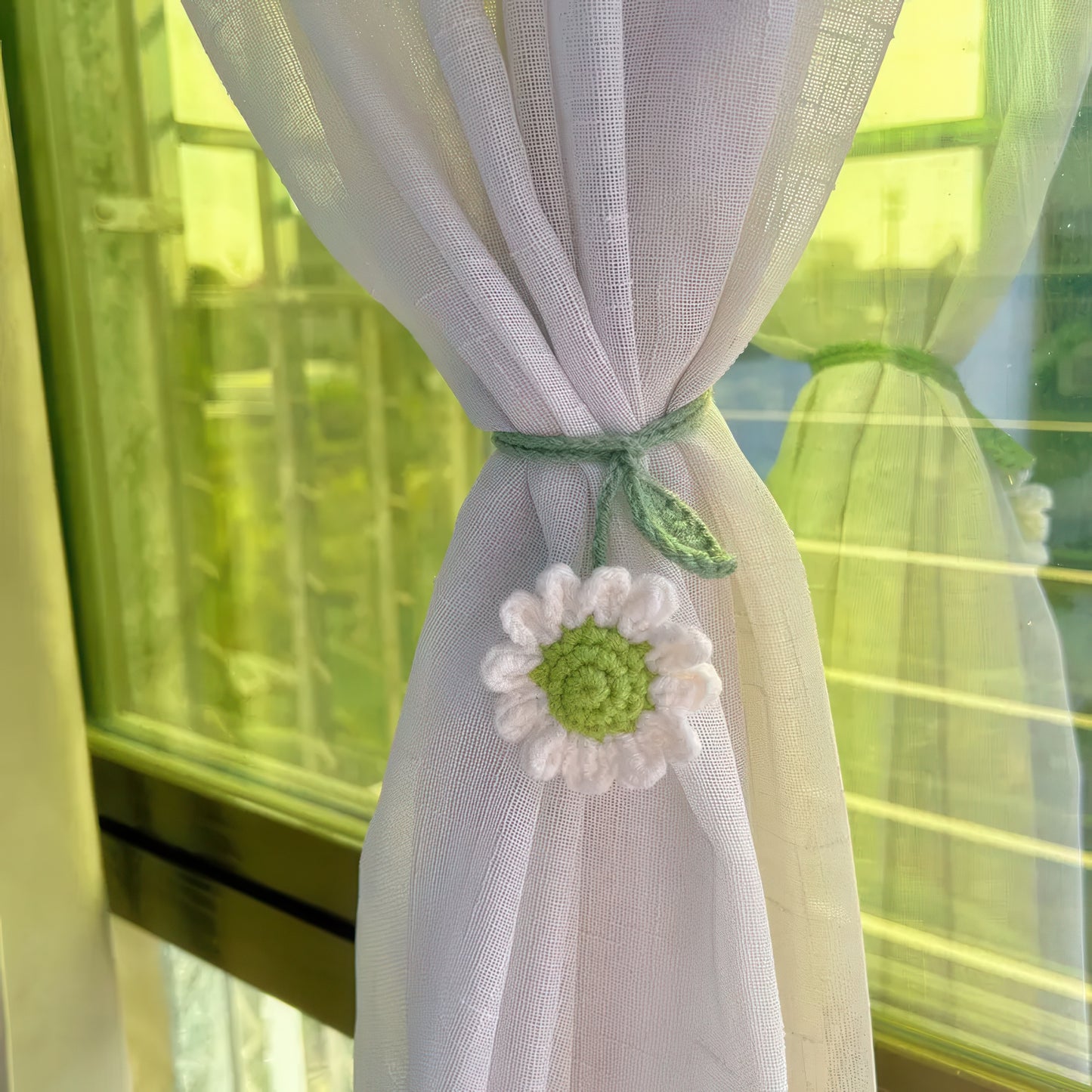 Handmade Crochet Flower Bookmark