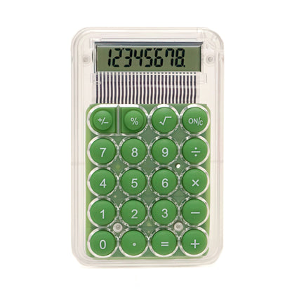 Colorful Pocket Calculator with Transparent Case