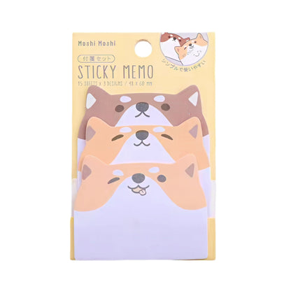 Cute Pet Face Sticky Notes
