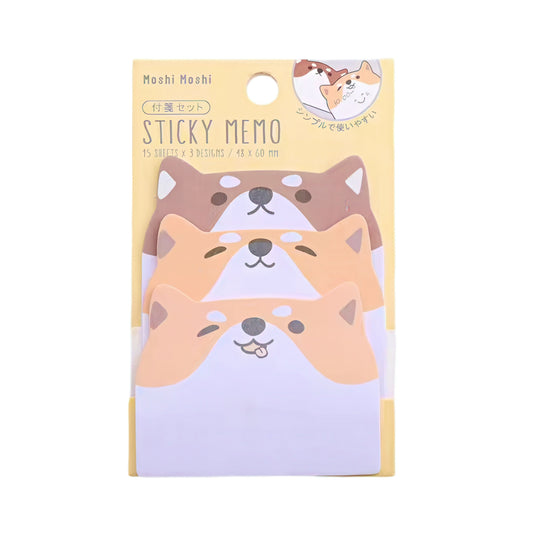 Cute Pet Face Sticky Notes