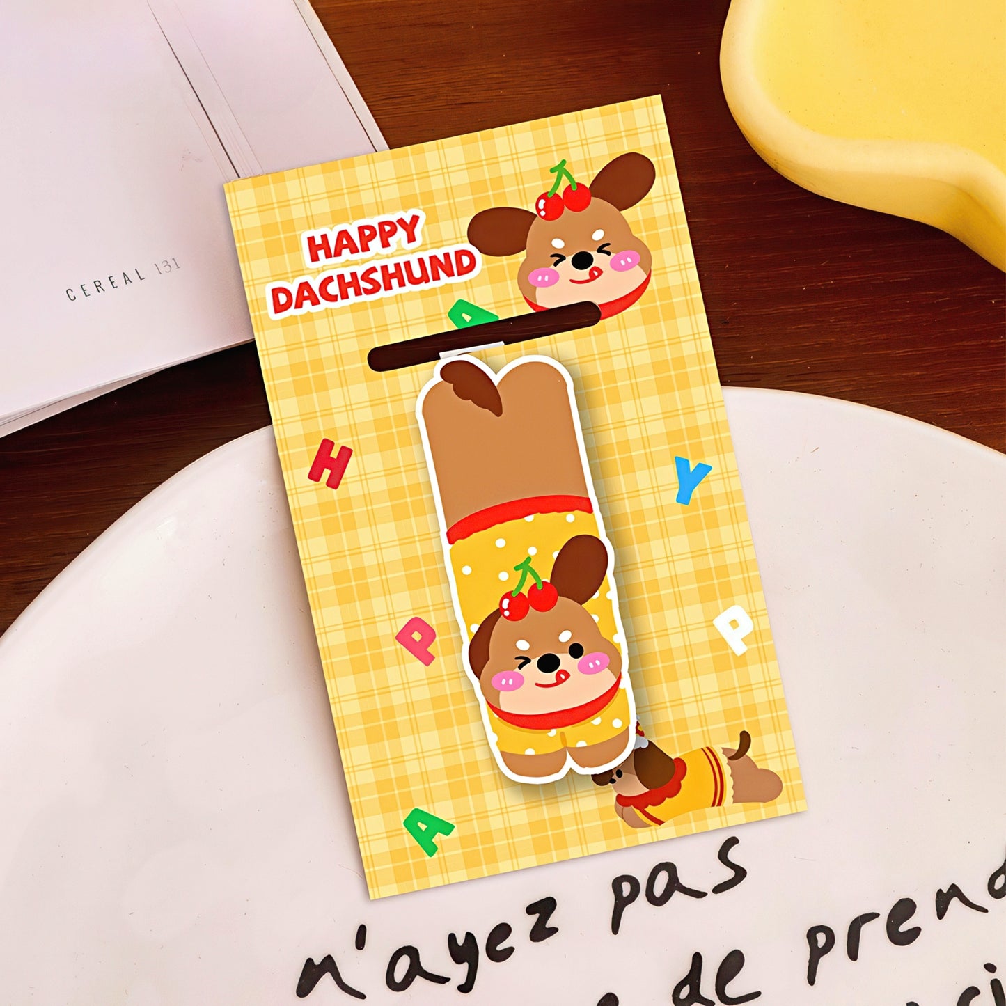 Cute Crawling Pet Magnetic Bookmark