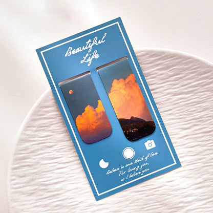 Beautiful Scenery Magnetic Bookmark Set