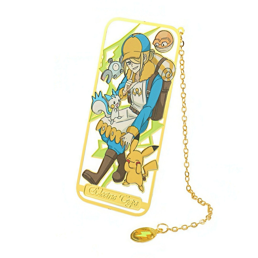 Pokemon Trainers Metal Bookmark