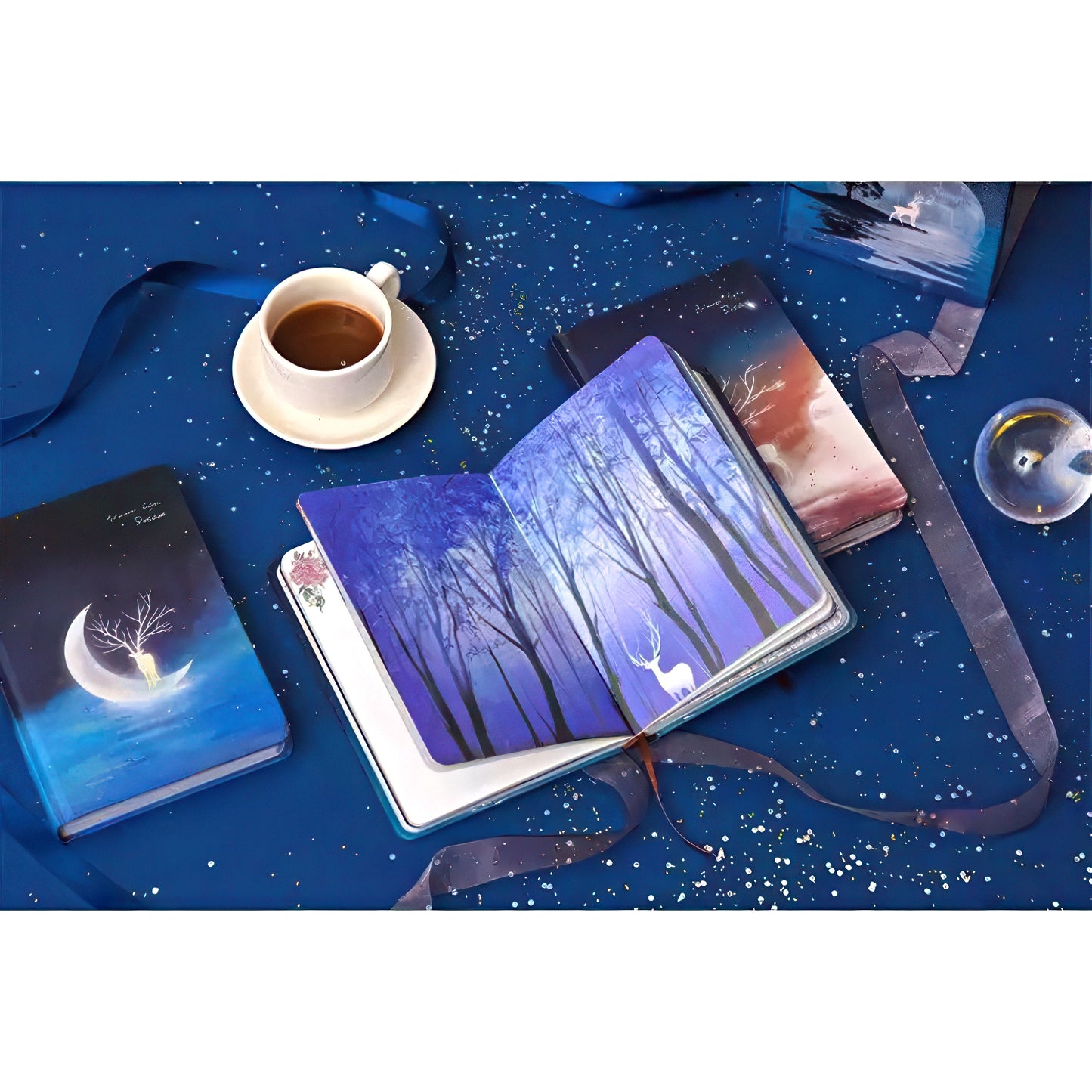 Dreamy Luminous Hardcover Journal