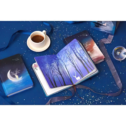 Dreamy Luminous Hardcover Journal