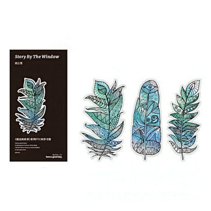 Story By The Window Translucent PVC Bookmark Set