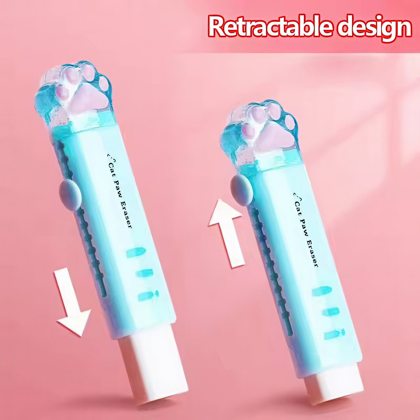 Cat Paw Retractable Eraser