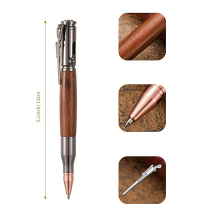 Bullet Shaped Bolt Action Ballpoint Pen