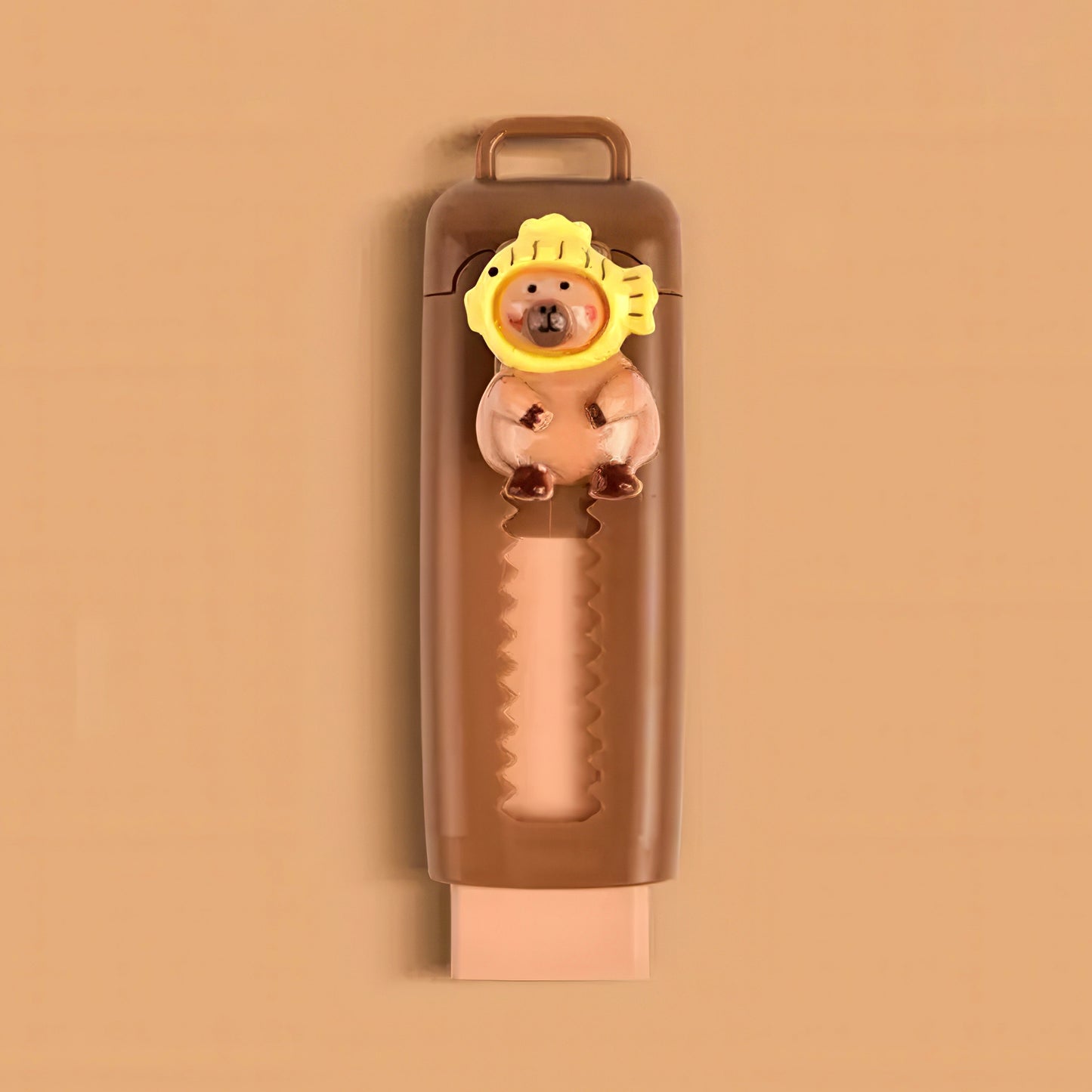 Capybara Themed Retractable Eraser