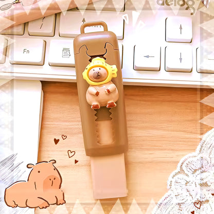 Capybara Themed Retractable Eraser