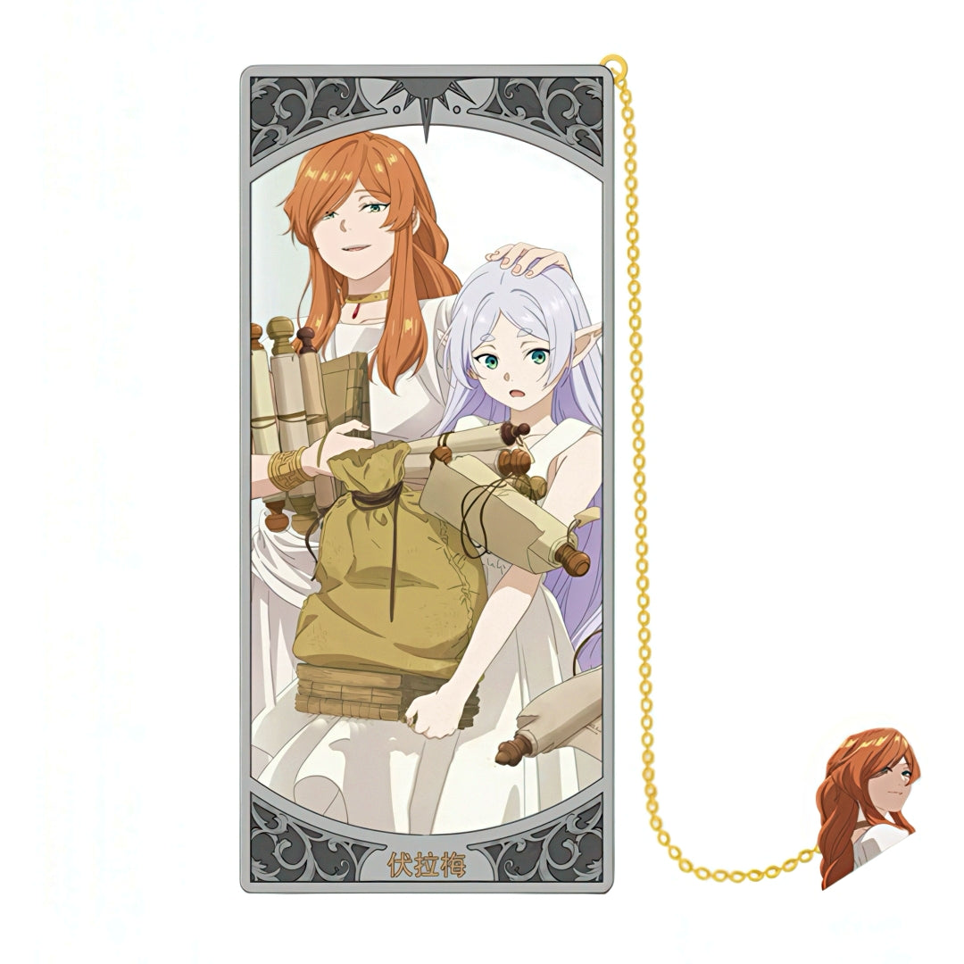Frieren Anime Themed Metal Bookmark