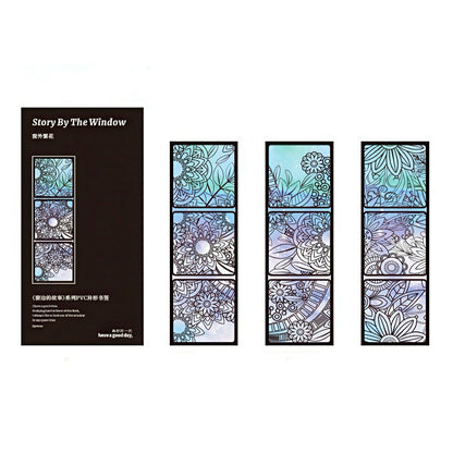 Story By The Window Translucent PVC Bookmark Set