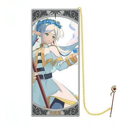 Frieren Anime Themed Metal Bookmark
