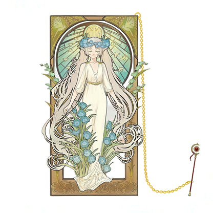 Frieren Anime Themed Metal Bookmark