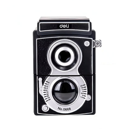 DELI Retro Camera Rotary Pencil Sharpener