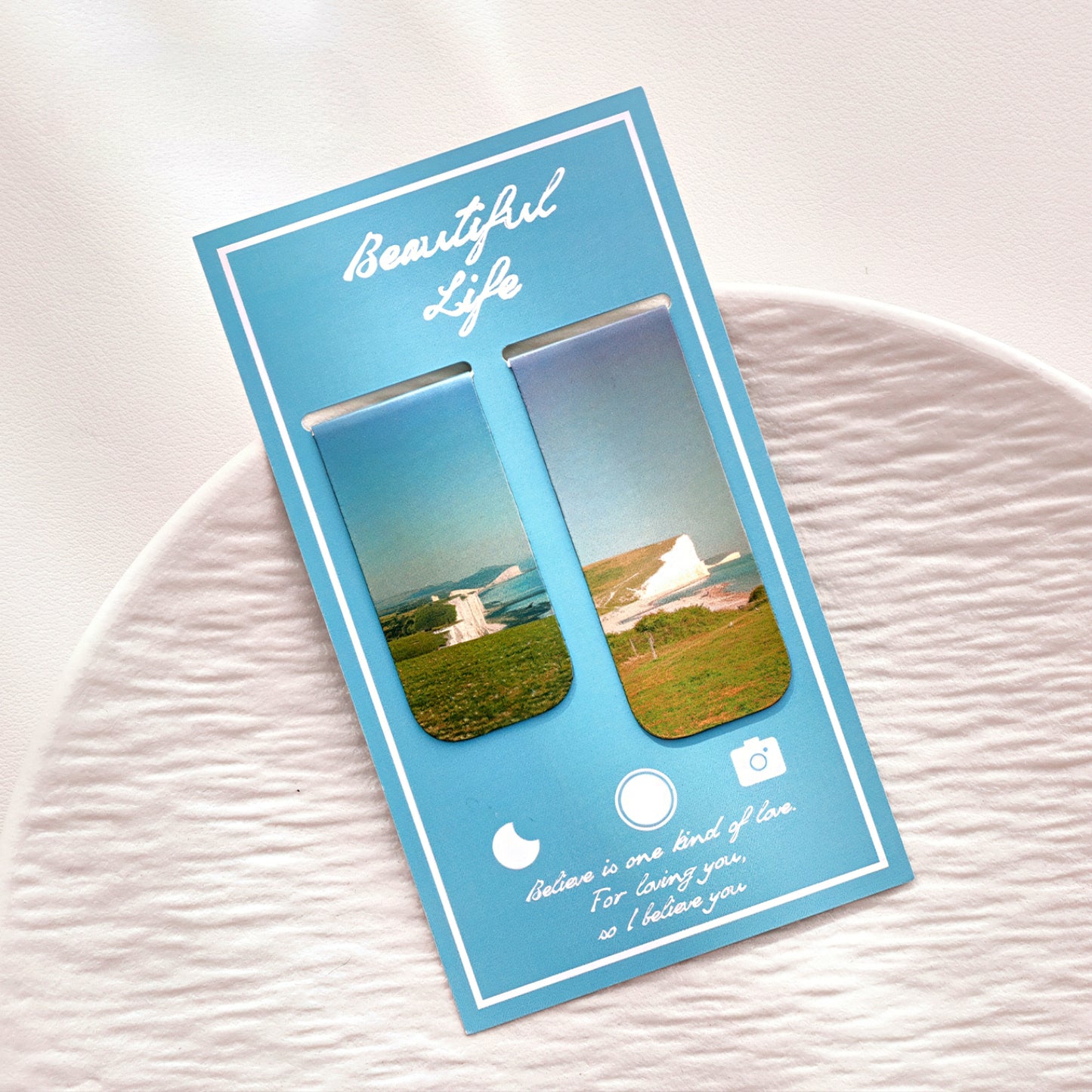 Beautiful Scenery Magnetic Bookmark Set