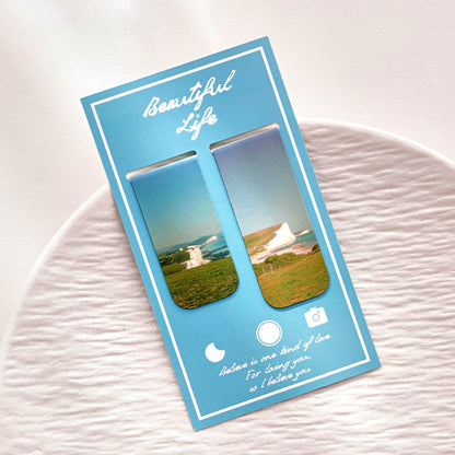 Beautiful Scenery Magnetic Bookmark Set