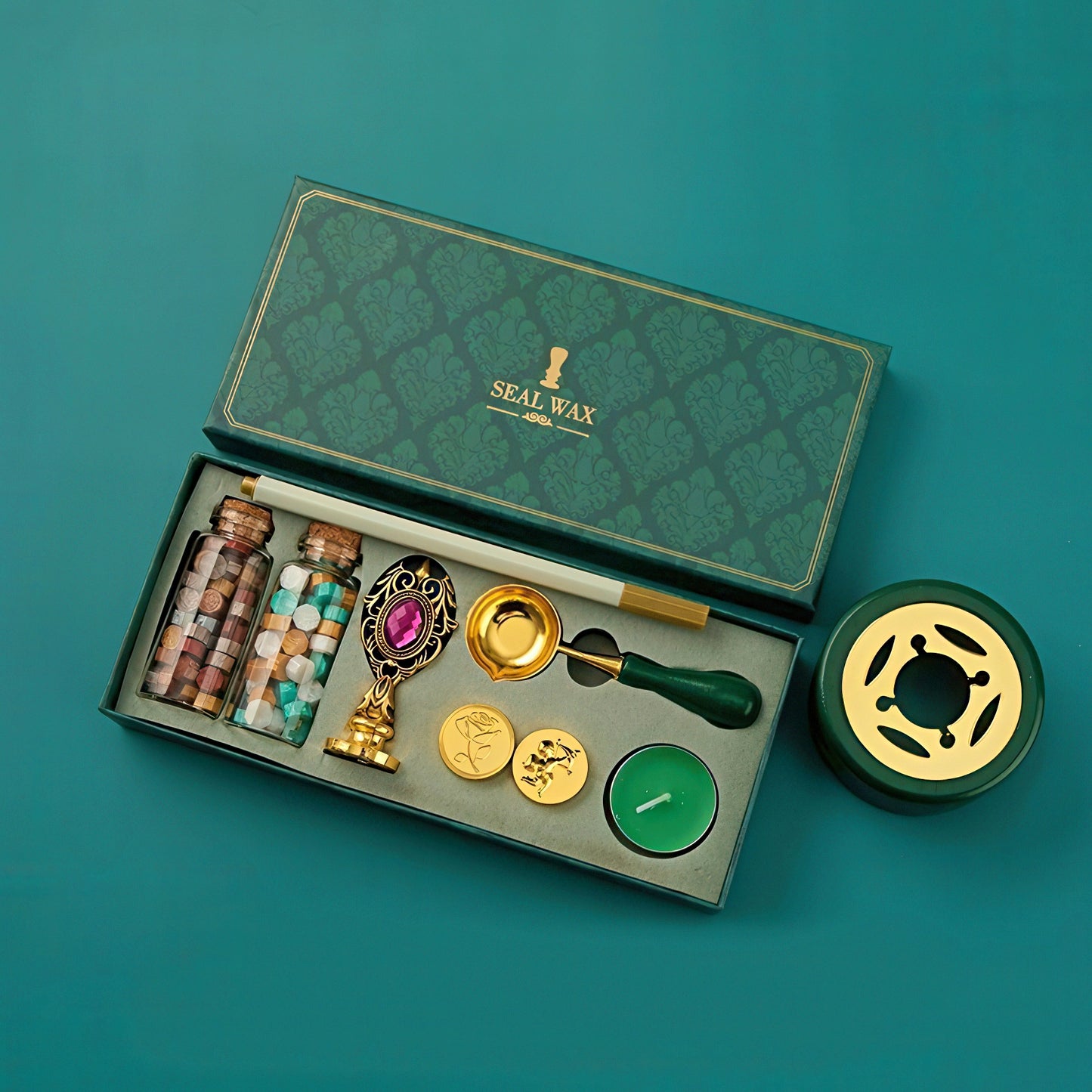 Vintage Styled Wax Seal Stamp Set