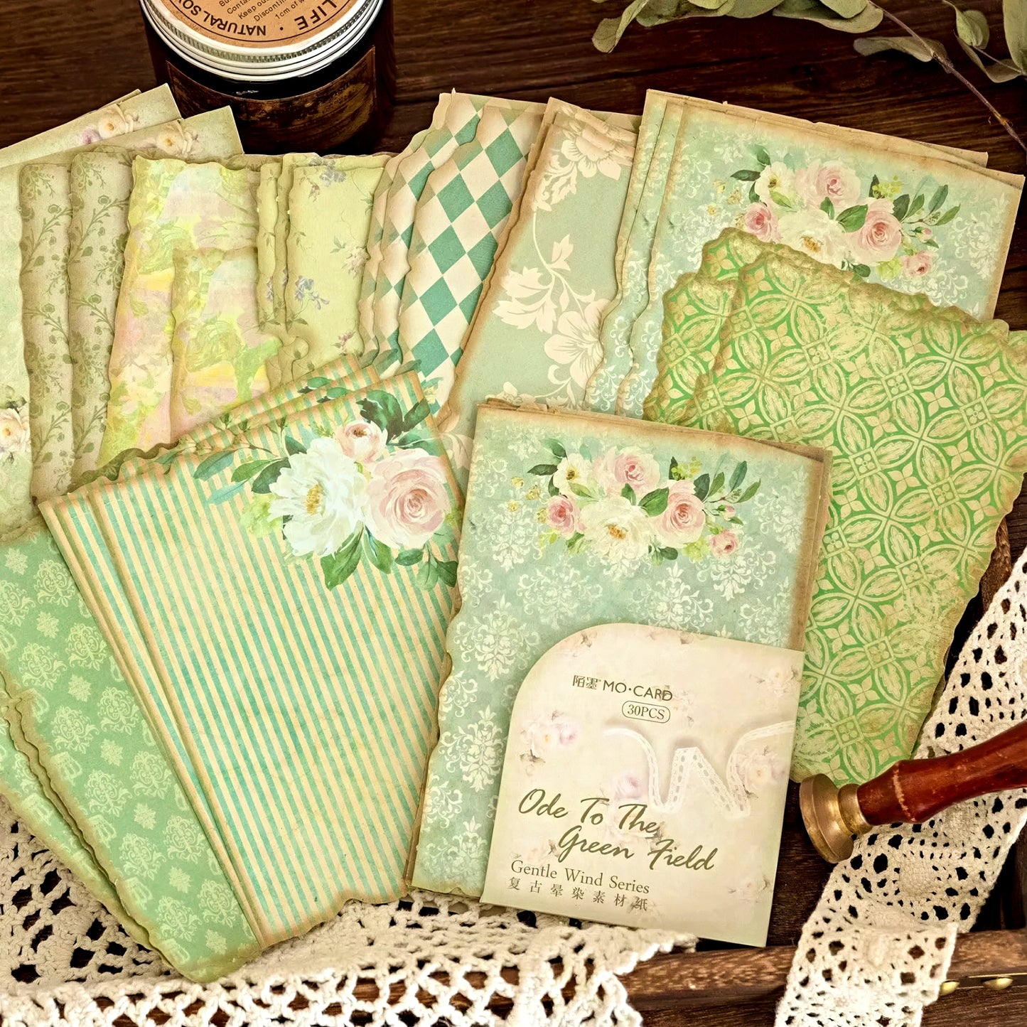 Gentle Wind Series Scrapbook Paper Set