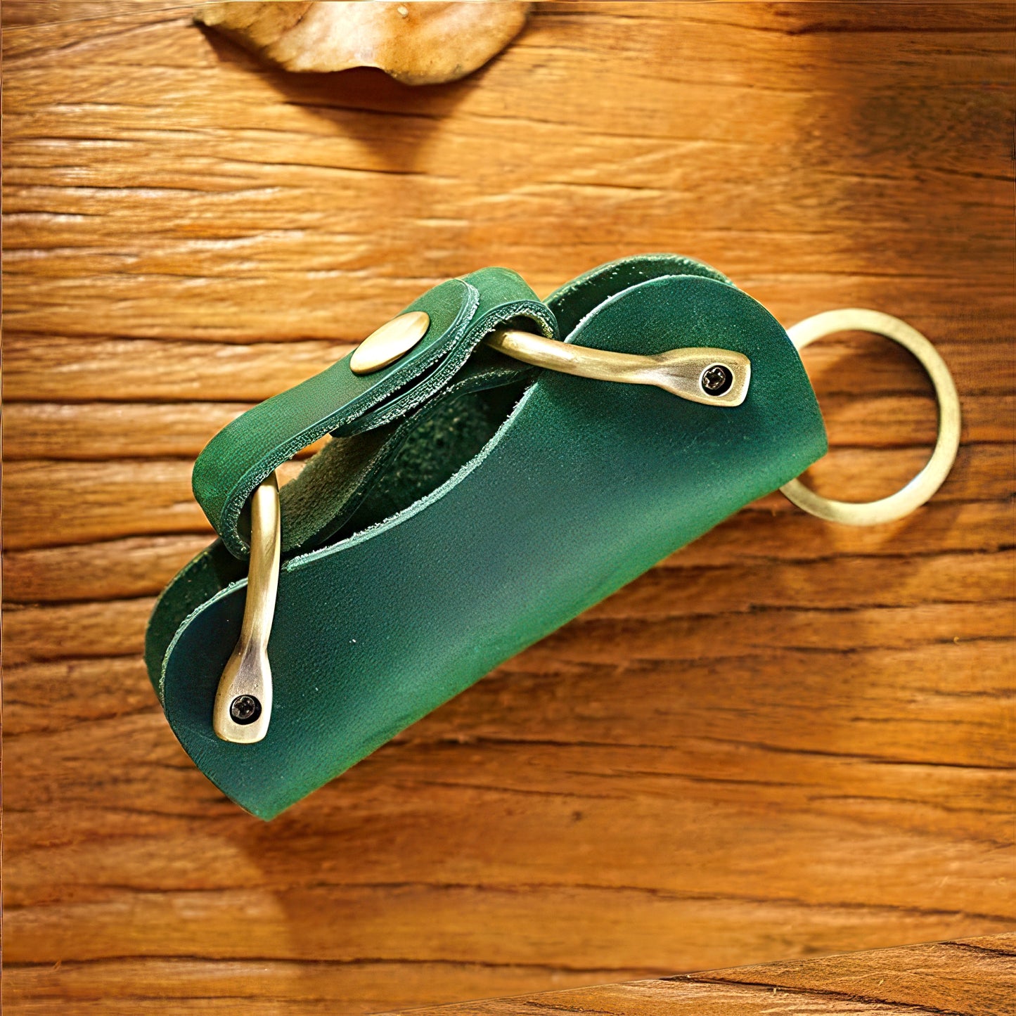 Dyed Cowhide Key Organizer