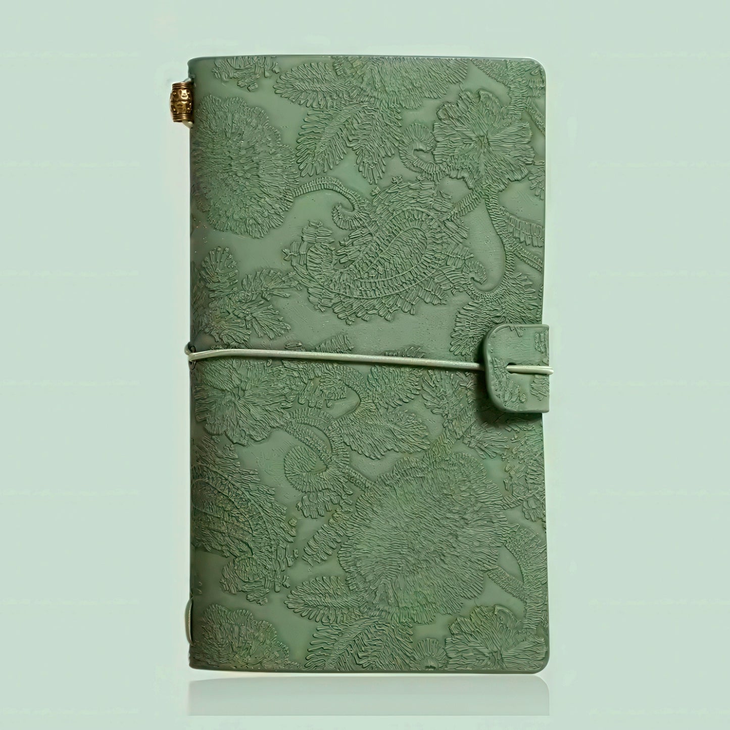 Morandi Color Floral Embossed Notebook