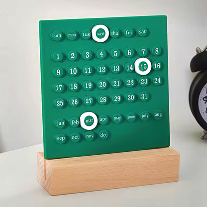 Creative Adjustable Perpetual Desk Calendar
