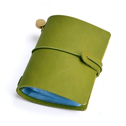 Dyed Leather Business Card Organizer