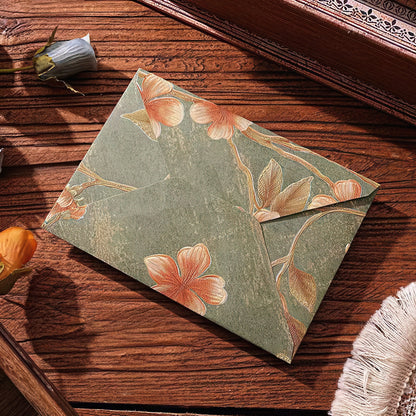 Elegant Floral Brocade Style Envelopes