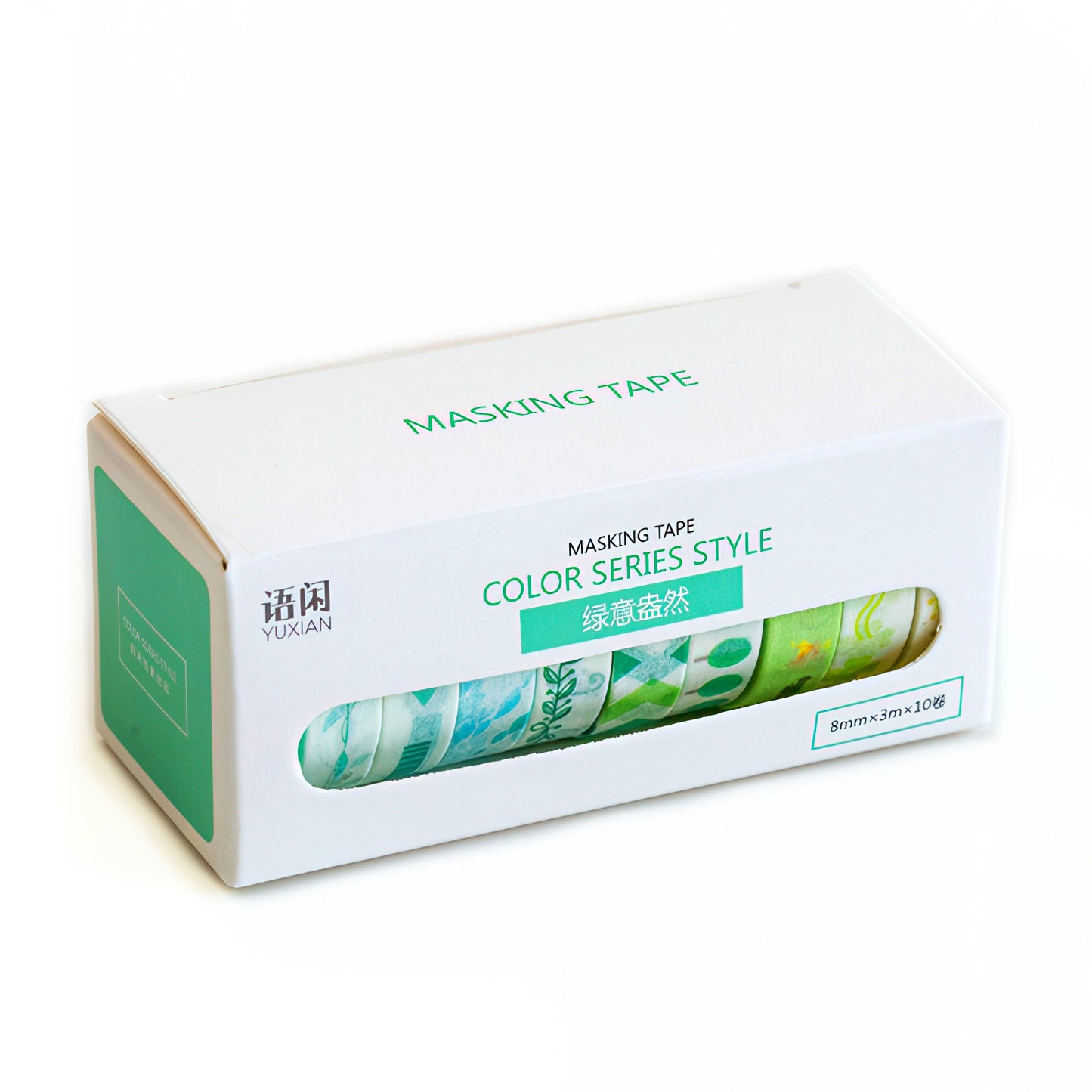 Colorful Patterns Washi Tape Set